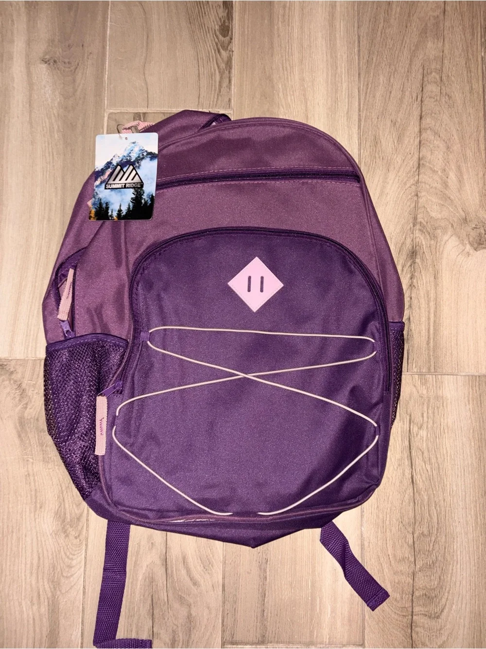 Summit Ridge Purple Backpack - Durable Everyday Pack for School
